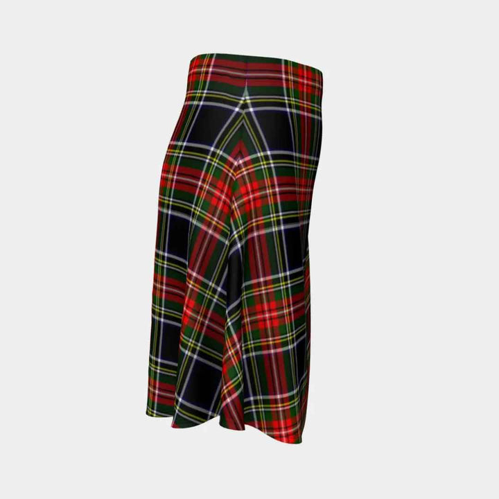 Scottish Stewart Black Clan Tartan Flare Skirt Tartan Plaid 3