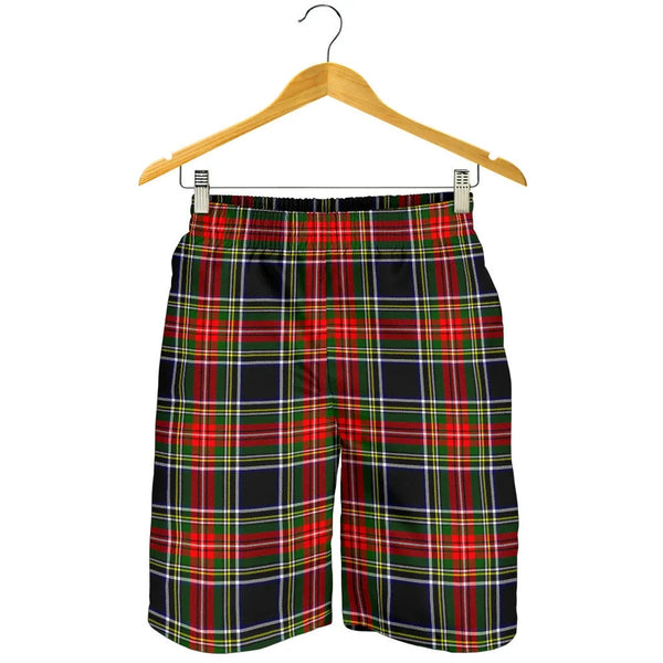Scottish Stewart Black Clan Tartan Men's Shorts