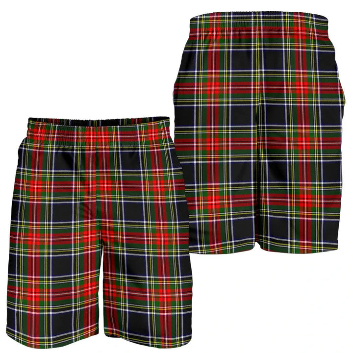 Scottish Stewart Black Clan Tartan Men's Shorts