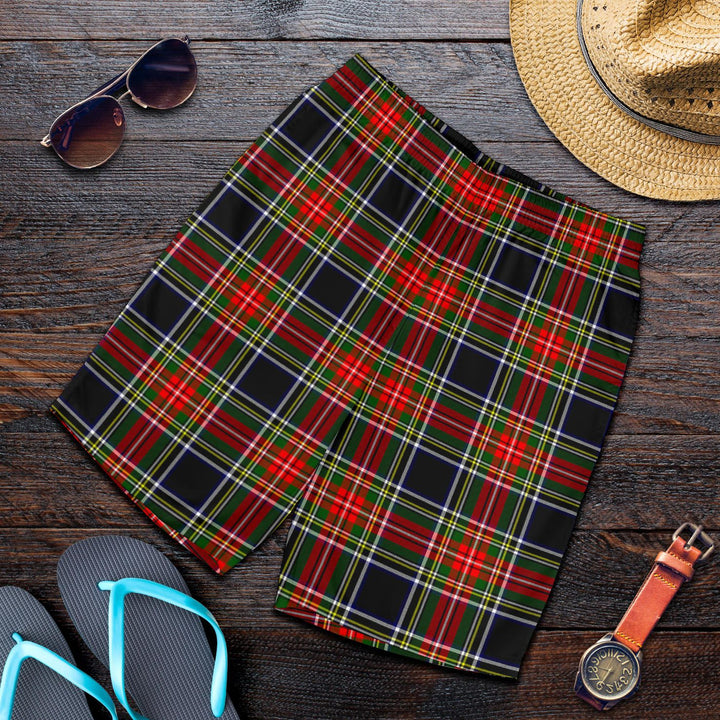 Scottish Stewart Black Clan Tartan Men's Shorts