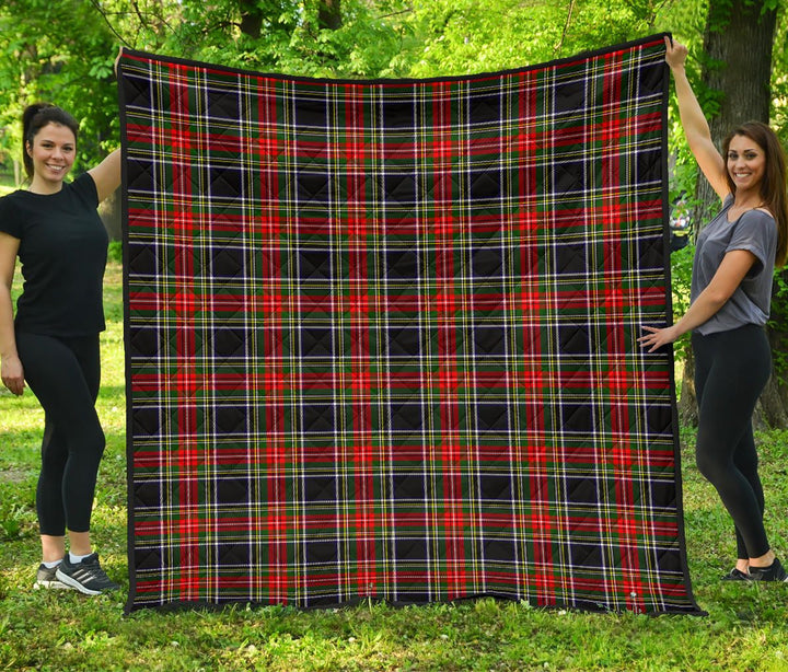 Scottish Stewart Black Clan Tartan Quilt Tartan Plaid 1