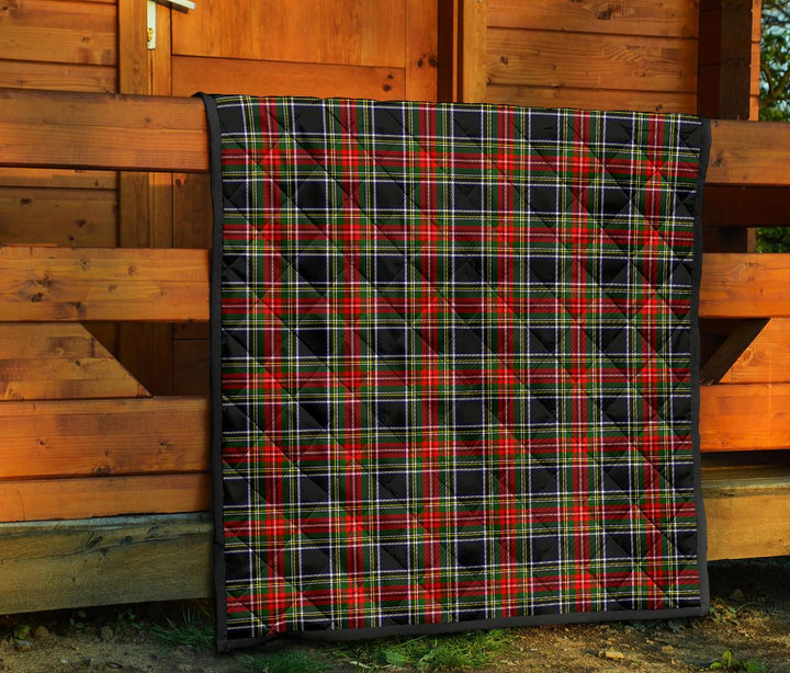 Scottish Stewart Black Clan Tartan Quilt Tartan Plaid 7