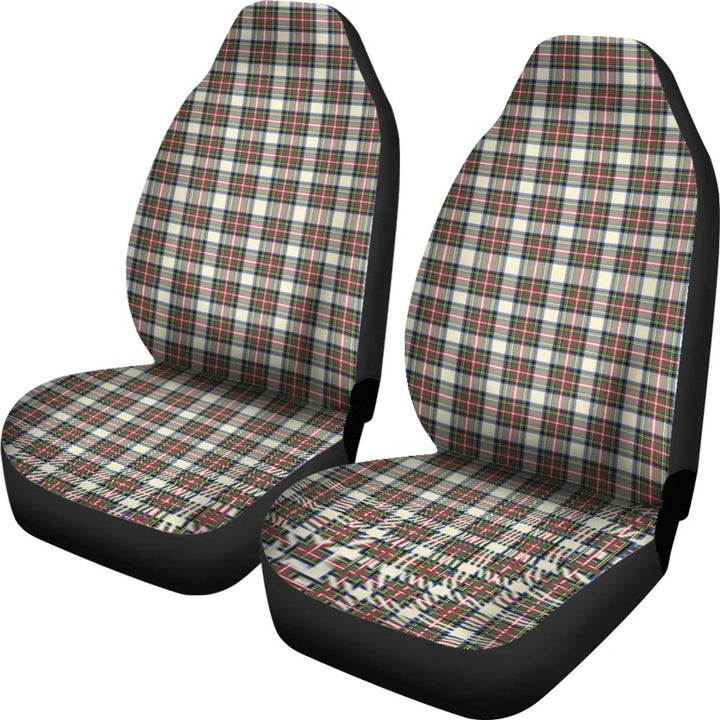 Scottish Stewart Dress Ancient Clan Tartan Car Seat Covers 1