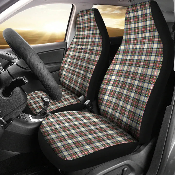 Scottish Stewart Dress Ancient Clan Tartan Car Seat Covers 2