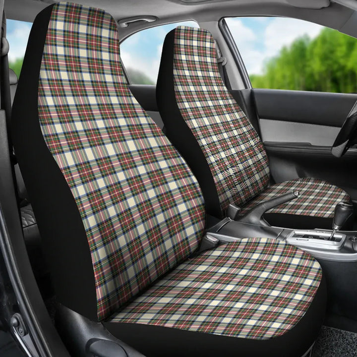 Scottish Stewart Dress Ancient Clan Tartan Car Seat Covers 3