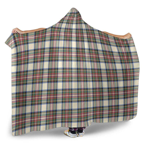 Scottish Stewart Dress Ancient Clan Tartan Hooded Blanket Tartan Plaid 2