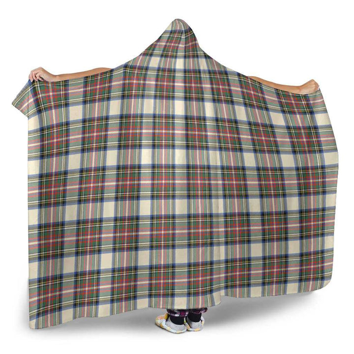 Scottish Stewart Dress Ancient Clan Tartan Hooded Blanket Tartan Plaid 2