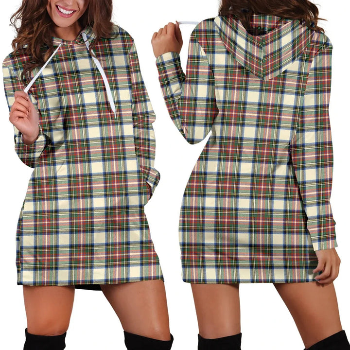 Scottish Stewart Dress Ancient Clan Tartan Hoodie Dress