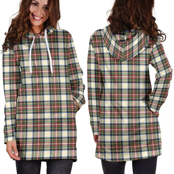 Scottish Stewart Dress Ancient Clan Tartan Hoodie Dress
