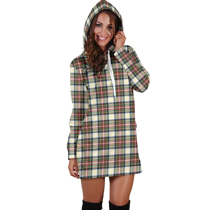 Scottish Stewart Dress Ancient Clan Tartan Hoodie Dress