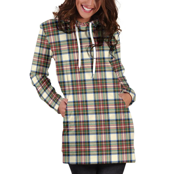 Scottish Stewart Dress Ancient Clan Tartan Hoodie Dress
