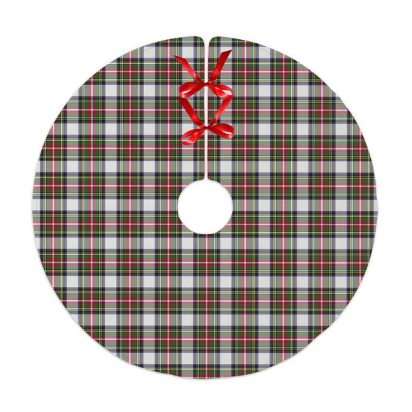 Scottish Stewart Dress Modern Clan Tartan Christmas Tree Skirt No Tassels 1 Tartan Plaid