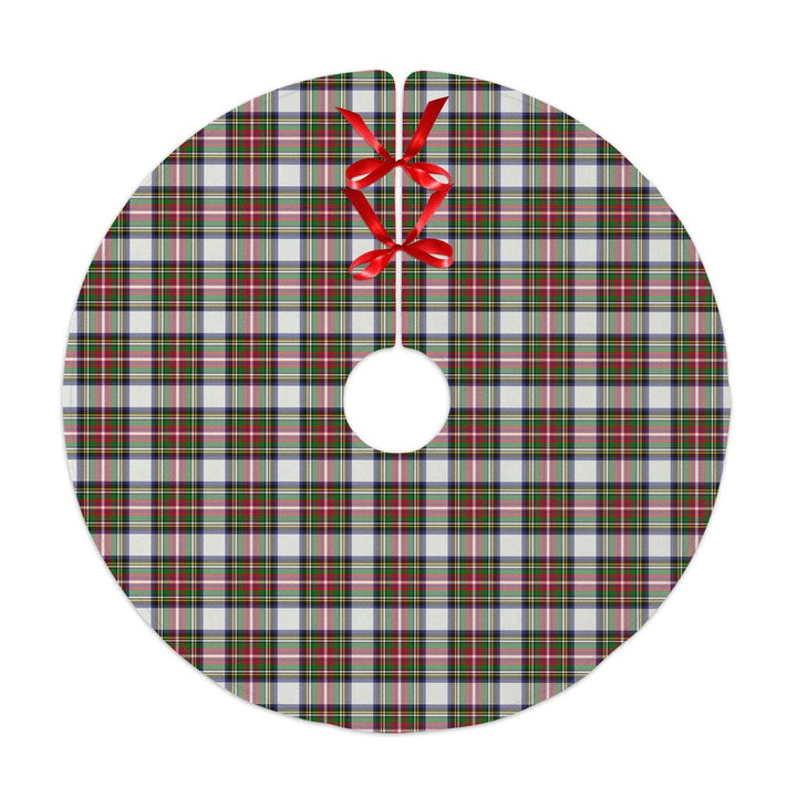 Scottish Stewart Dress Modern Clan Tartan Christmas Tree Skirt No Tassels 1 Tartan Plaid
