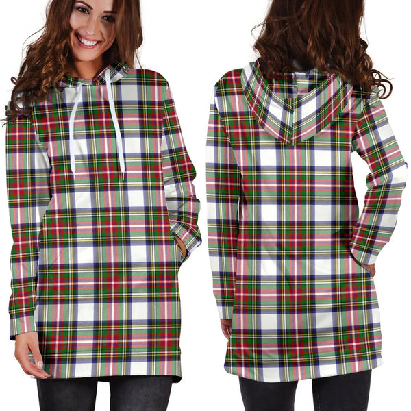 Scottish Stewart Dress Modern Clan Tartan Hoodie Dress
