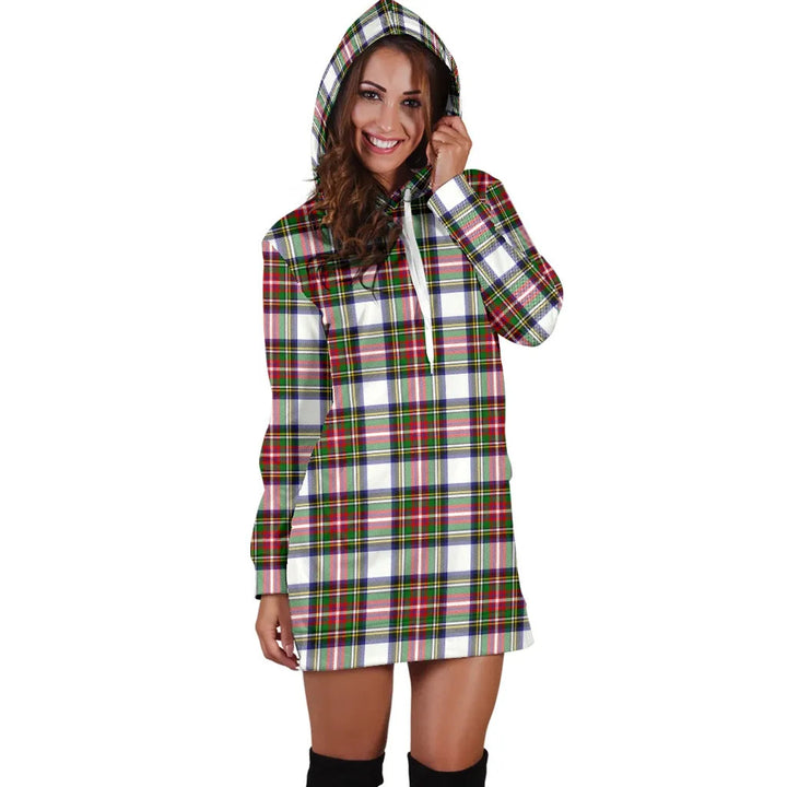 Scottish Stewart Dress Modern Clan Tartan Hoodie Dress