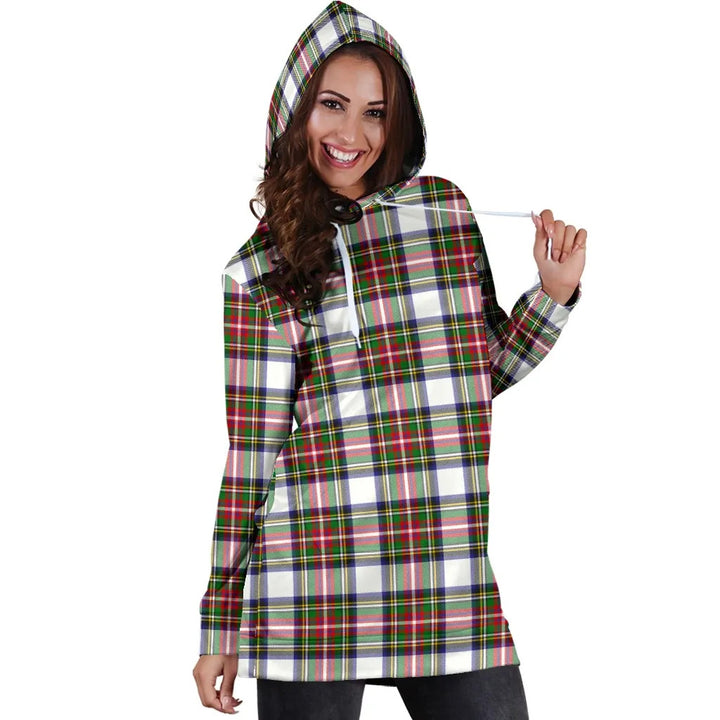 Scottish Stewart Dress Modern Clan Tartan Hoodie Dress