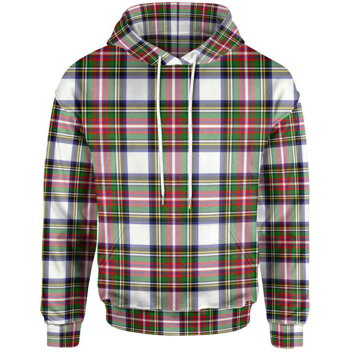 Scottish Stewart Dress Modern Clan Tartan Hoodie Front Side Tartan Plaid