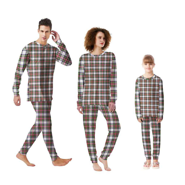 Scottish Stewart Dress Modern Clan Tartan Pajama Set Tartan Plaid
