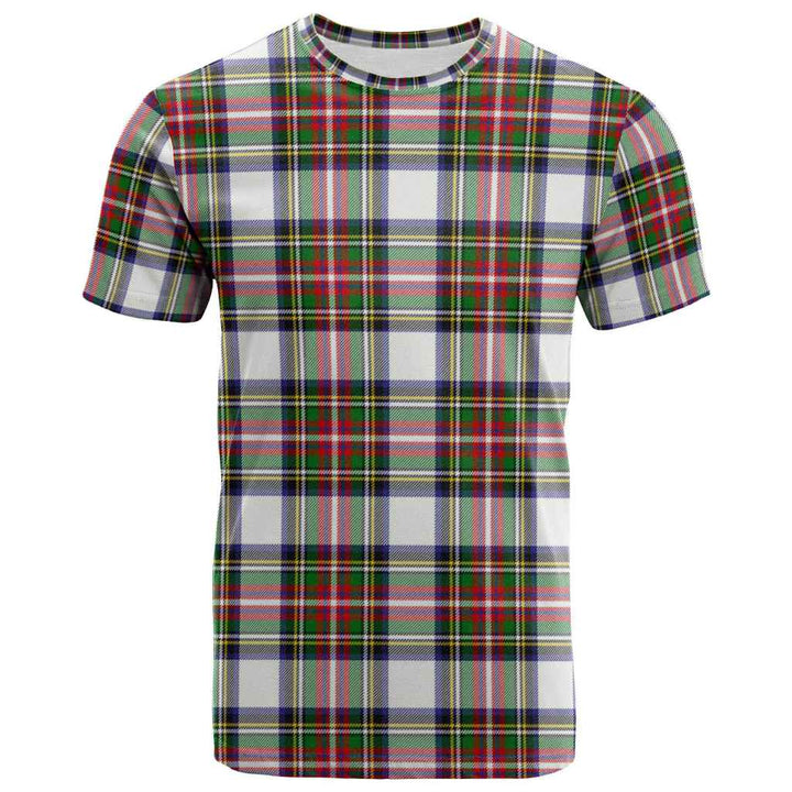 Scottish Stewart Dress Modern Clan Tartan T-Shirt Front Side Tartan Plaid