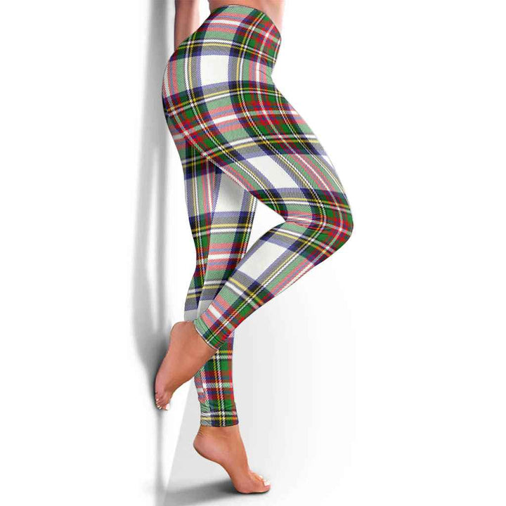 Scottish Stewart Dress Modern Clan Tartan Women Leggings Tartan Plaid 4