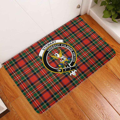 Scottish Stewart (High Stewards) Clan Crest Tartan Door Mat Tartan Plaid 3