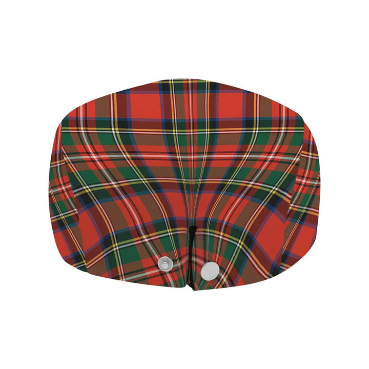 Scottish Stewart (High Stewards) Clan Crest Tartan Flat Cap Tartan Plaid 4