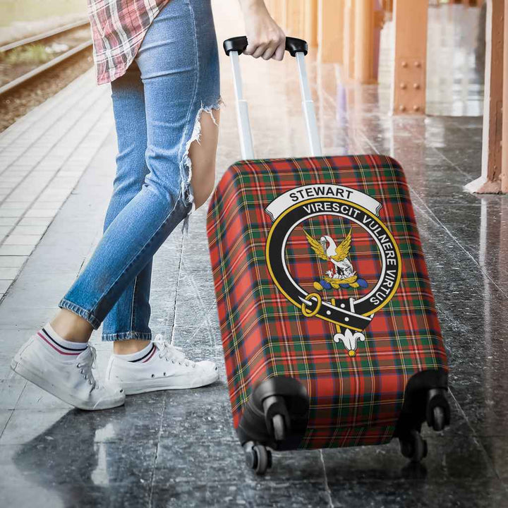 Scottish Stewart (High Stewards) Clan Crest Tartan Luggage Cover Tartan Plaid 3
