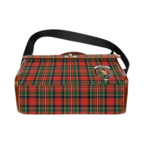 Scottish Stewart (High Stewards) Clan Crest Tartan Waterproof Canvas Bag Tartan Plaid 5