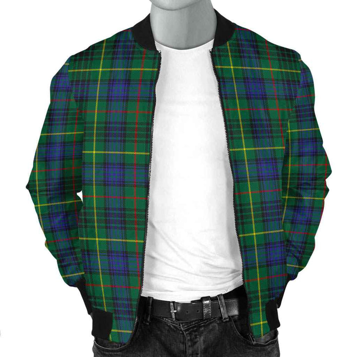 Scottish Stewart Hunting Modern Clan Tartan Bomber Jacket Tartan Plaid 2