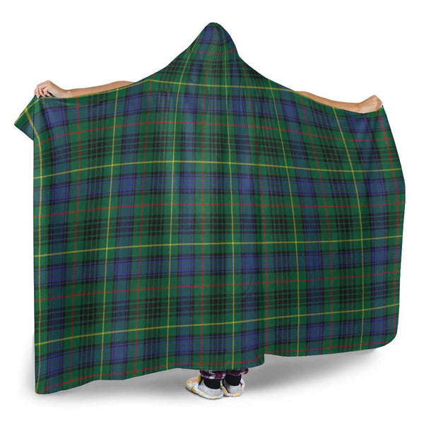 Scottish Stewart Hunting Modern Clan Tartan Hooded Blanket Tartan Plaid 2