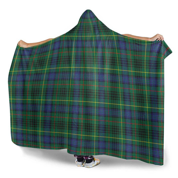 Scottish Stewart Hunting Modern Clan Tartan Hooded Blanket Tartan Plaid 3