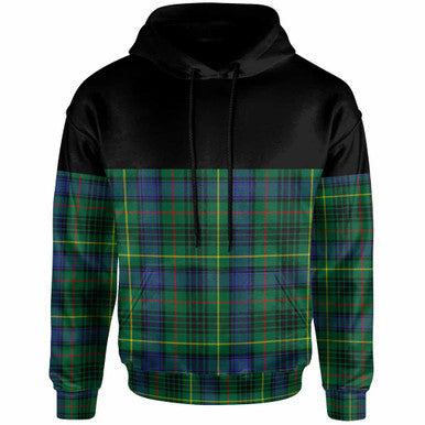Scottish Stewart Hunting Modern Clan Tartan Hoodie - Horizontal Style Front Side Tartan Plaid