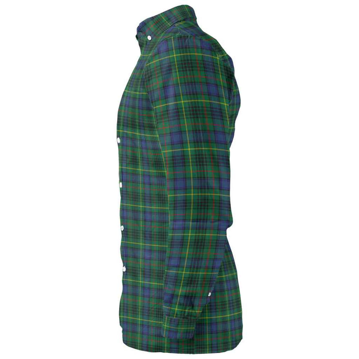 Scottish Stewart Hunting Modern Clan Tartan Long Sleeve Shirt Tartan Plaid