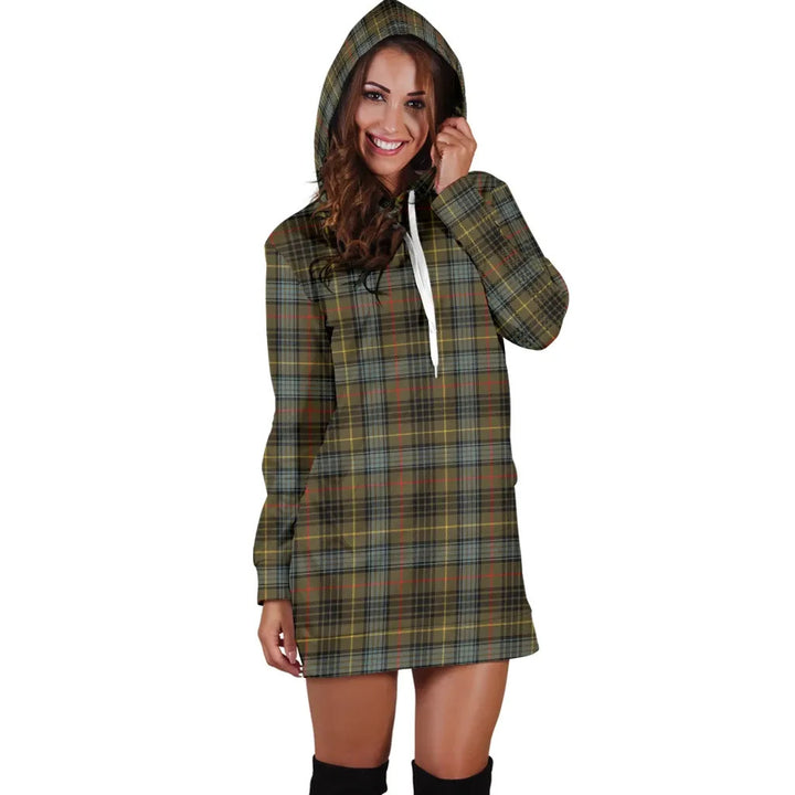 Scottish Stewart Hunting Weathered Clan Tartan Hoodie Dress