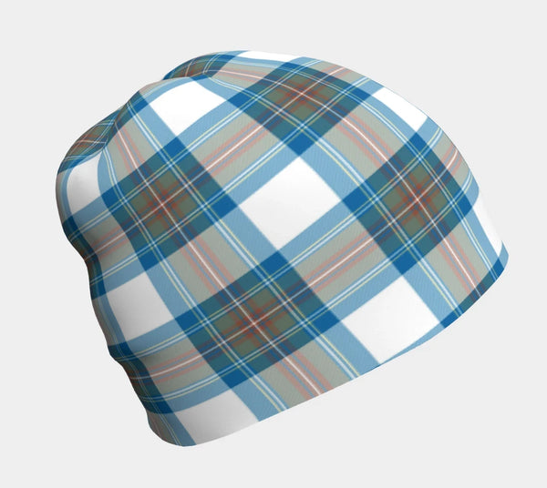 Scottish Stewart Muted Blue Clan Tartan Beanie 1 Tartan Plaid