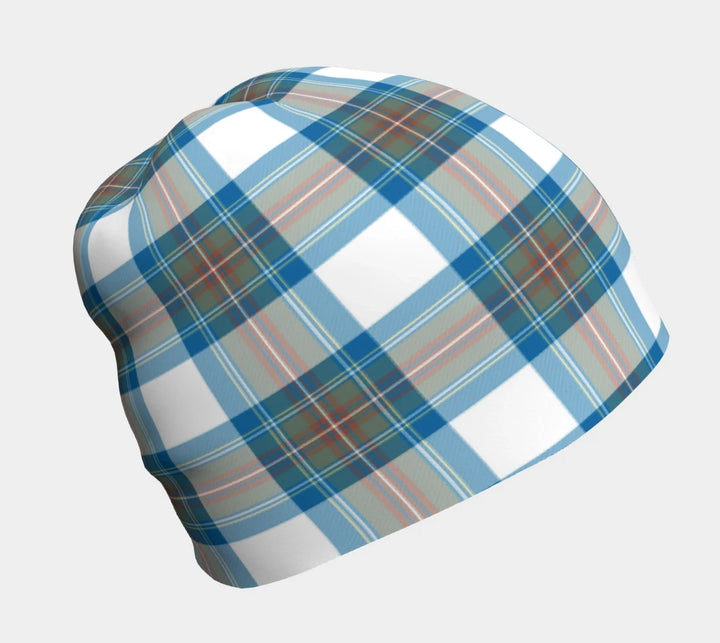 Scottish Stewart Muted Blue Clan Tartan Beanie 1 Tartan Plaid