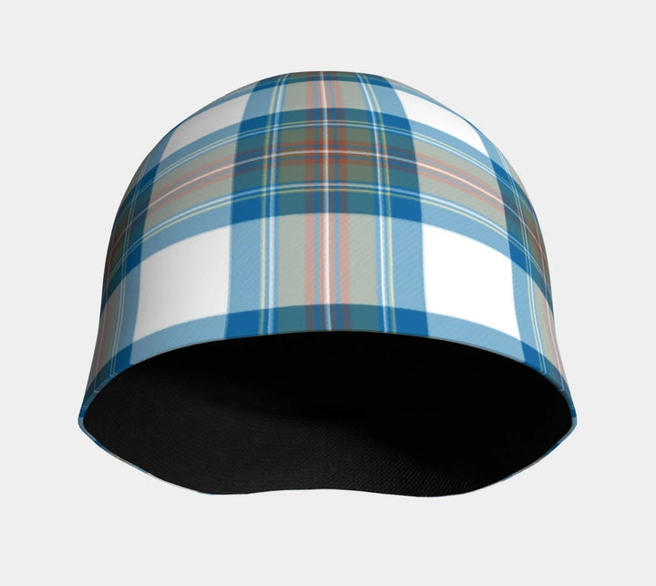 Scottish Stewart Muted Blue Clan Tartan Beanie 3 Tartan Plaid