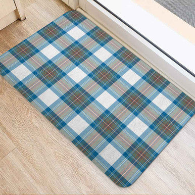 Scottish Stewart Muted Blue Clan Tartan Door Mat Tartan Plaid 2