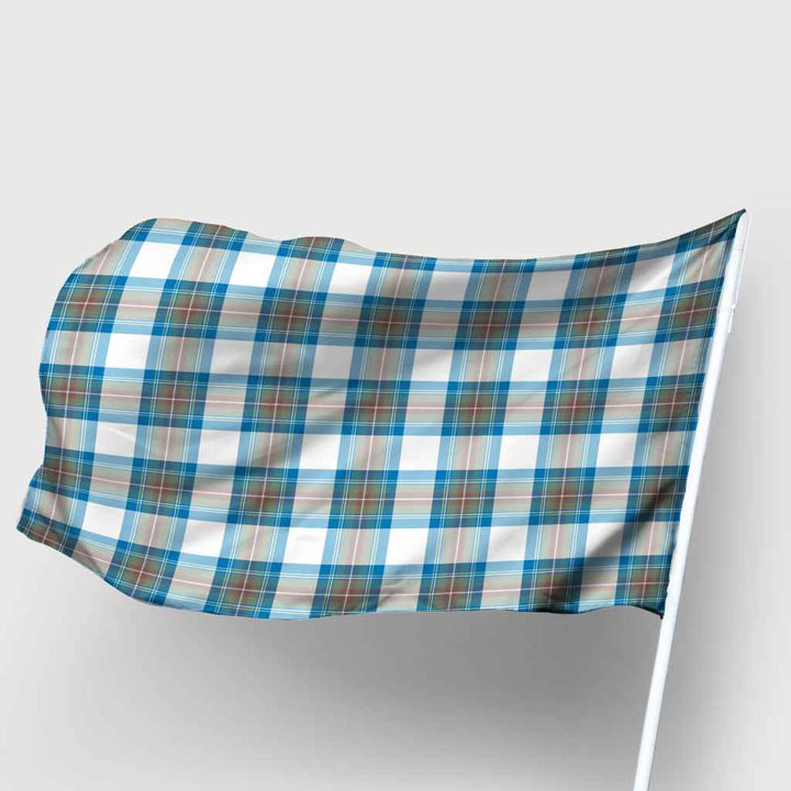 Scottish Stewart Muted Blue Clan Tartan Flag Parade Tartan Plaid 2