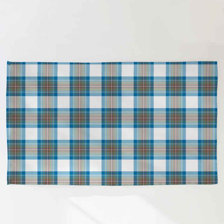 Scottish Stewart Muted Blue Clan Tartan Flag Parade Tartan Plaid 3