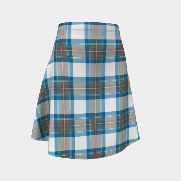 Scottish Stewart Muted Blue Clan Tartan Flare Skirt Tartan Plaid 1