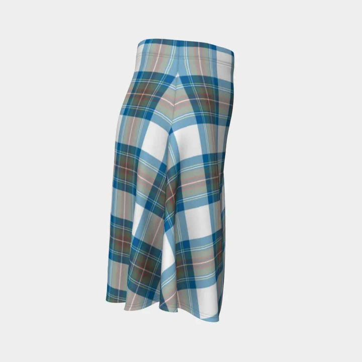 Scottish Stewart Muted Blue Clan Tartan Flare Skirt Tartan Plaid 3