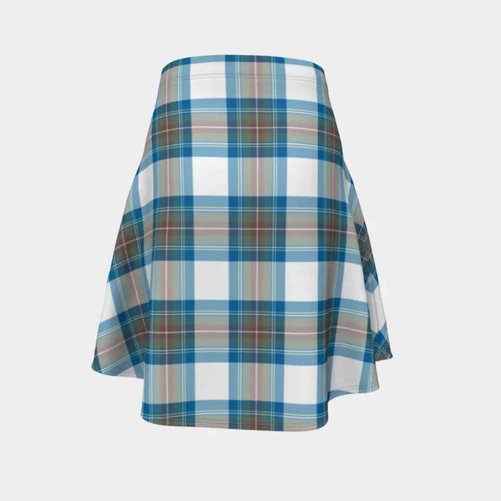 Scottish Stewart Muted Blue Clan Tartan Flare Skirt Tartan Plaid 4