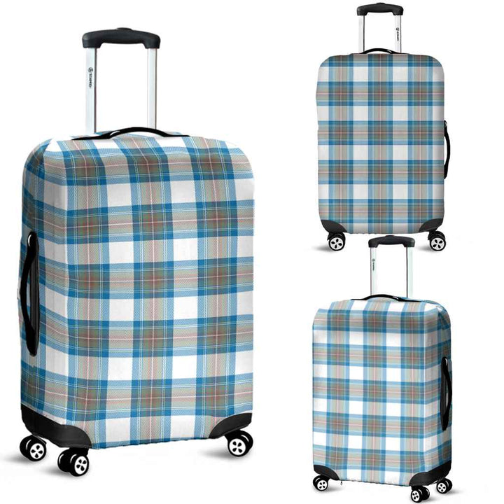 Scottish Stewart Muted Blue Clan Tartan Luggage Cover Tartan Plaid 1