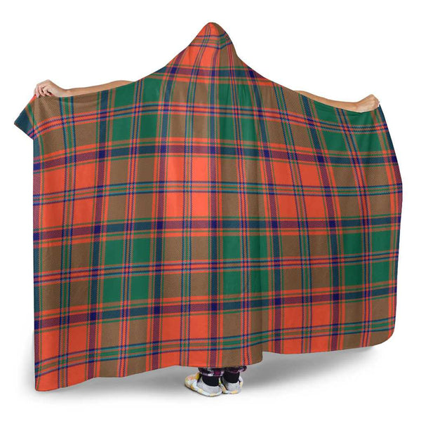 Scottish Stewart of Appin Ancient Clan Tartan Hooded Blanket Tartan Plaid 2