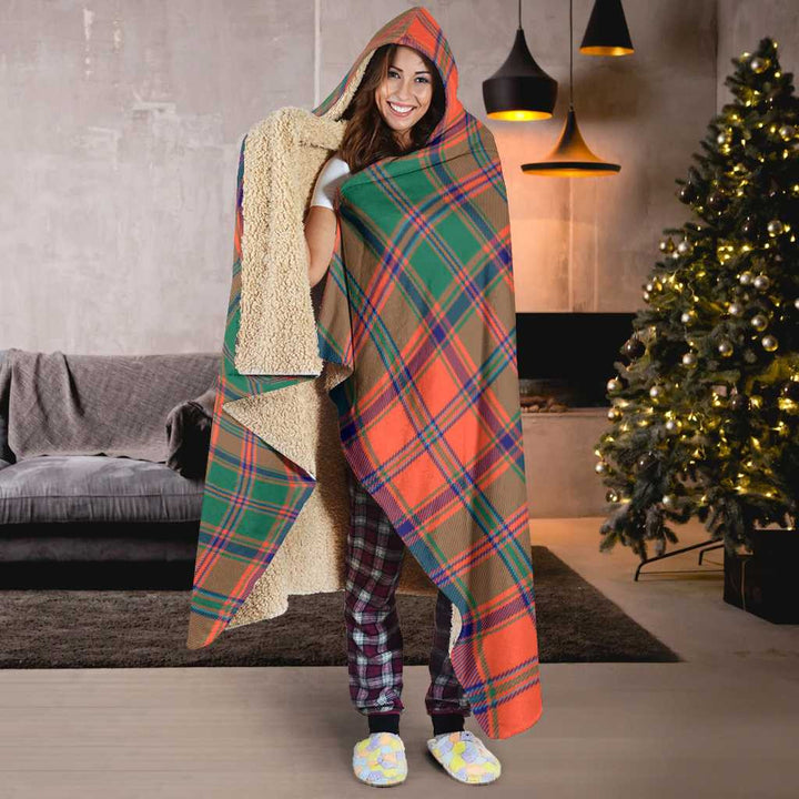 Scottish Stewart of Appin Ancient Clan Tartan Hooded Blanket Tartan Plaid 6