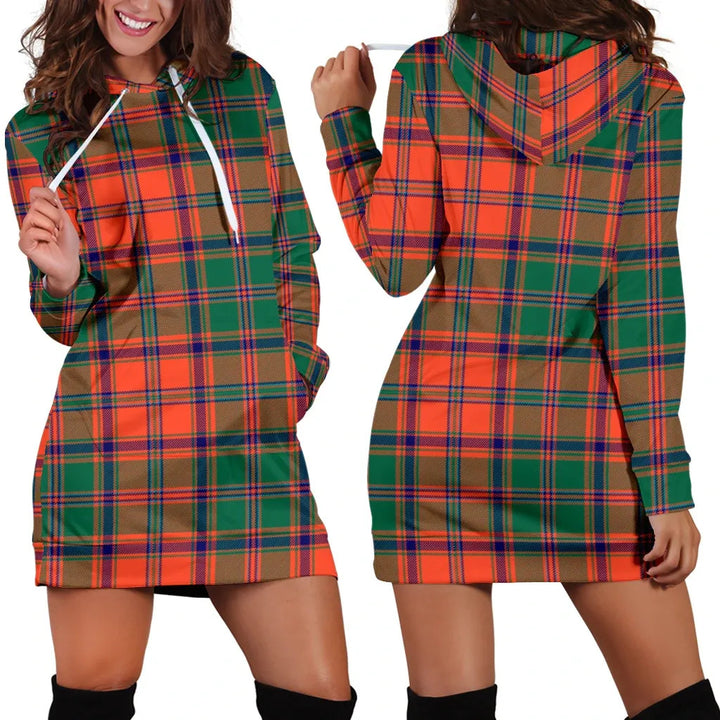 Scottish Stewart of Appin Ancient Clan Tartan Hoodie Dress