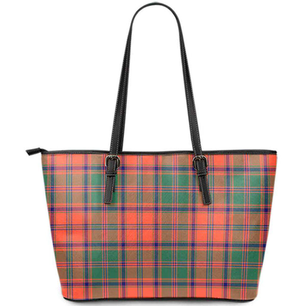 Scottish Stewart of Appin Ancient Clan Tartan Leather Tote Tartan Plaid