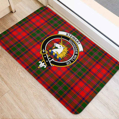 Scottish Stewart (of Appin) Clan Crest Tartan Door Mat Tartan Plaid 2