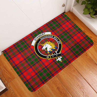 Scottish Stewart (of Appin) Clan Crest Tartan Door Mat Tartan Plaid 3